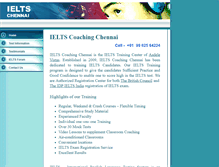 Tablet Screenshot of ieltscoachingchennai.com